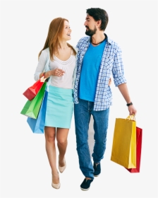 Mall Clipart Couple Shopping - Clip Art, HD Png Download, Free Download