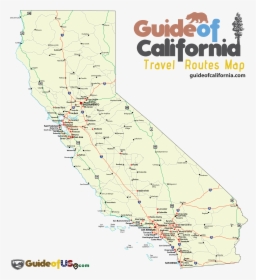California Travel Map, HD Png Download, Free Download