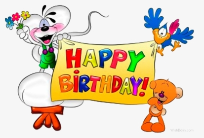 Happy-birthday - Happy Birthday Bhai Cartoon, HD Png Download, Free Download