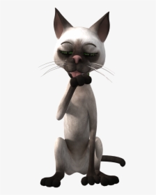 Cat 3d Png, Transparent Png, Free Download