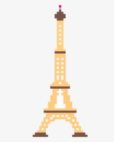 Eiffel Tower Pixel Art, HD Png Download, Free Download
