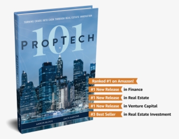 Proptech101 Front Cover With Amazon Seals-01 - Proptech 101, HD Png Download, Free Download