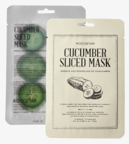 Therapy Sliced Mask Cucumber - Kocostar Cucumber Slice Mask, HD Png Download, Free Download