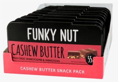Cashew Honeycomb Snack Pack 55g - Box, HD Png Download, Free Download