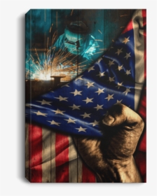 American Flag Pitbull Blanket, HD Png Download, Free Download