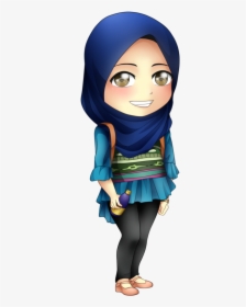 Thumb Image - Chibi Hijab Girl Png, Transparent Png, Free Download