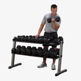 Picture Of Body-solid Pro Dumbbell Rack - Body Solid Dumbbell Rack, HD Png Download, Free Download