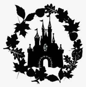 Silhouette Castle Clip Art - Disney Castle Silhouette Png, Transparent Png, Free Download
