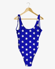 Red & Blue Split Stars One-piece - One Weed, HD Png Download, Free Download