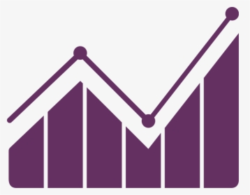 Business Solutions Graph Icon , Png Download - Purple Graph Icon Png, Transparent Png, Free Download