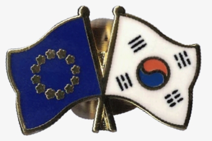 South Korea Friendship Flag Pin, Badge - Cartoon, HD Png Download, Free Download