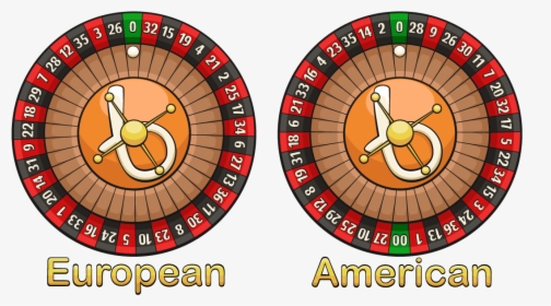 European And American Roulette Wheel Layout - Vector Graphics, HD Png Download, Free Download