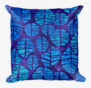 Dark And Light Aqua Blue Gradient Square Pillow - Cushion, HD Png Download, Free Download