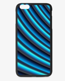 Glossy Blue Gradient Stripes Rubber Case For Iphone - Iphone, HD Png Download, Free Download