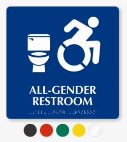 Printable Gender Neutral Bathroom Signs, HD Png Download, Free Download
