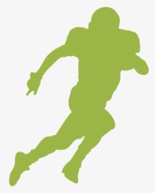 Silhouette Football Player Clipart, HD Png Download, Free Download