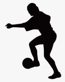 Silhouette Football Player - Silhouette Female Bowling Png, Transparent Png, Free Download