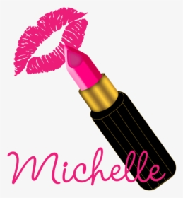 Hot Pink Lipstick Clip Art , Png Download - Hot Pink Lipstick Clipart, Transparent Png, Free Download