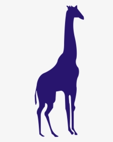 Silhouette Giraffe Reaching, HD Png Download, Free Download