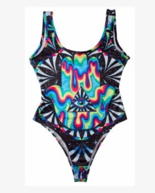 Liquid Illuminati Rave Bodysuit - Trippy Wall Tapestry, HD Png Download, Free Download