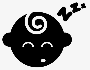 Baby Silhouette Sleeping - Icon Baby Sleeping, HD Png Download, Free Download