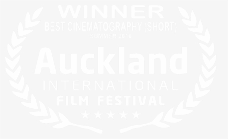 Best Cinematography Auckland Int Film Fest -white - Auckland Weather Today, HD Png Download, Free Download