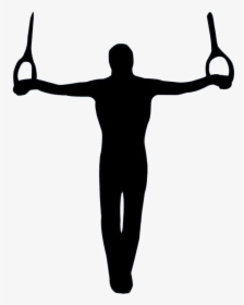 Male Gymnast Silhouette, HD Png Download, Free Download