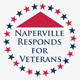 Naperville Responds Logo 2017 - White Circle Of Stars, HD Png Download, Free Download
