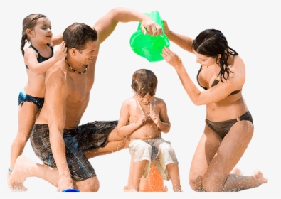 Family Inthe Beach Png, Transparent Png, Free Download