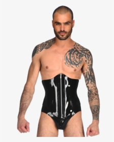 Male Zipper Corset - Male Corset, HD Png Download, Free Download