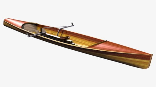 Wood Strip Noank Pulling Boat Sliding Seat Rowing Craft - Sea Kayak, HD Png Download, Free Download