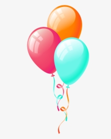 Balao Sticker Birthday Balloons Clip Art- - Birthday Vector, HD Png Download, Free Download