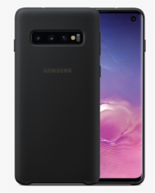 Samsung Silicon Cover For Galaxy S10 - S10+ Black, HD Png Download, Free Download