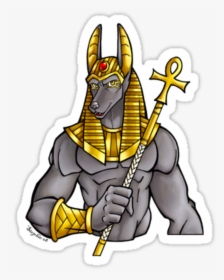 Egyptian Clipart Egyptian Mythology - Egyptian God Ancient Cool Anubis, HD Png Download, Free Download