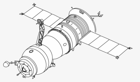 Satellite Black And White, HD Png Download, Free Download