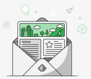 Introducing Team Newsletters Feedly - Newsletter Illustration Png, Transparent Png, Free Download