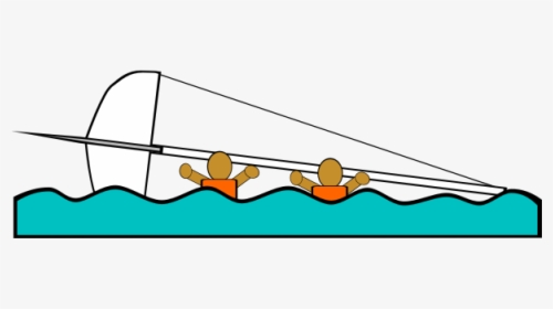 Sailing Capsized Rescue Illustrations, HD Png Download, Free Download