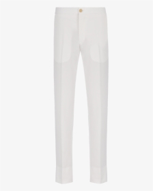 White Slim Fit Trousers - Pocket, HD Png Download, Free Download