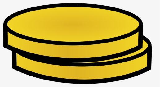 2 Gold Coins Clipart - Clipart Two Gold Coins, HD Png Download, Free Download