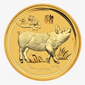 Main Product Photo - Year Of The Pig Gold Coin, HD Png Download, Free Download