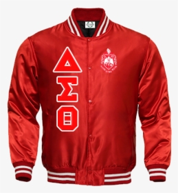 Red Satin Varsity Jacket Hd Png Download Kindpng - red varsity jacket roblox