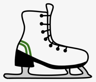 Ice Skates, Green Stripe - Ice Skate, HD Png Download, Free Download