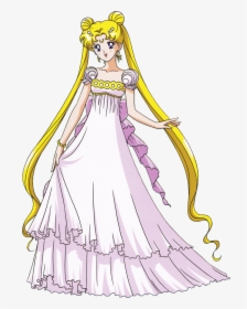 Princess Serenity - Sailor Moon Princess Dress Cosplay, HD Png Download, Free Download