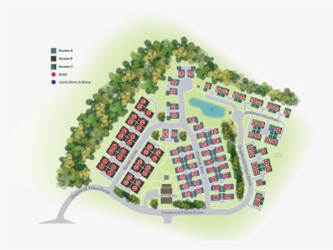 Eagle Construction Villas At Dogwood Site Plan - Map, HD Png Download, Free Download