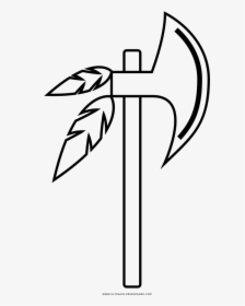 Tomahawk Coloring Page - Line Art, HD Png Download, Free Download