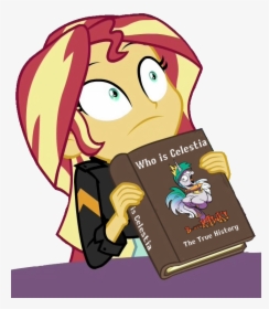 Equestria Girl Sunset Shimmer Book, HD Png Download, Free Download