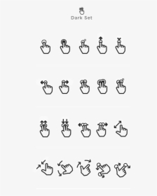 Flat Gesture Icons Pack Free Psd Eps, HD Png Download, Free Download