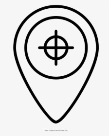 Target Location Coloring Page - Emblem, HD Png Download, Free Download
