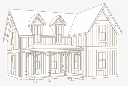 Folk Victorian House Style, HD Png Download, Free Download