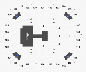 Uic Pavillion Seating Chart, HD Png Download, Free Download